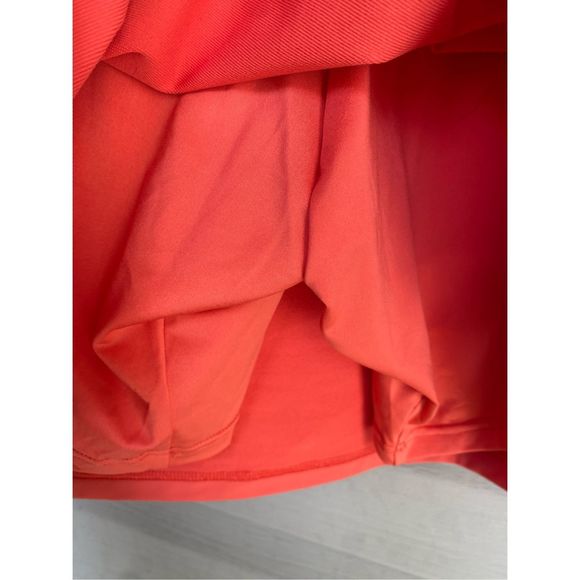 Peter Millar UPF 50+ Sun Protection Bright Pink Orange Skort, Sz Medium, MP $110 - Picture 4 of 10